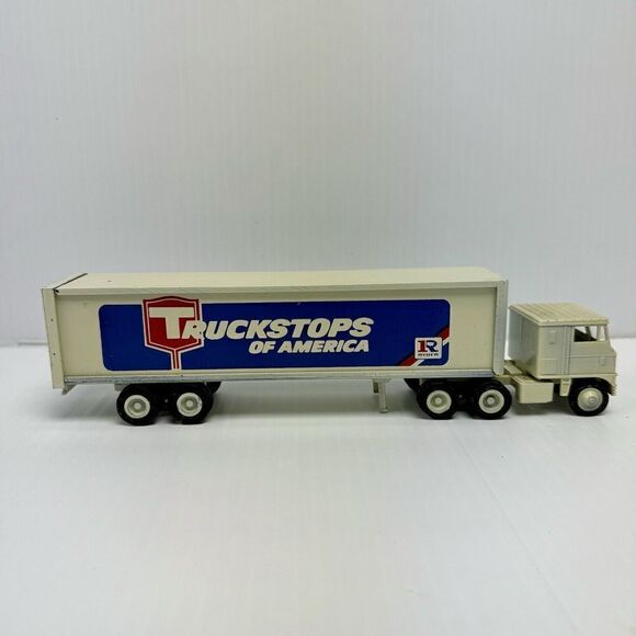 Truck Stops Of America TA Tractor Trailer 1:64 Truck White Winross Rochester NY - Picture 8 of 15